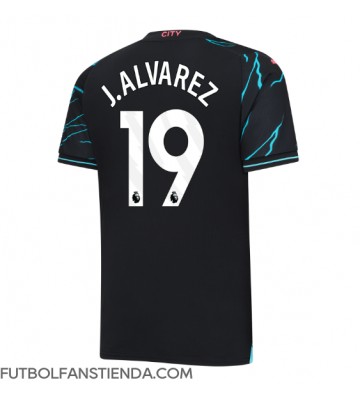 Manchester City Julian Alvarez #19 Tercera Equipación 2023-24 Manga Corta